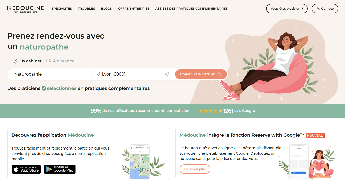 Médoucine page d'accueil